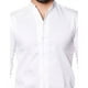 thumbnail image 3 of Camisa Hombre Casual Cuello Mao Moda Vestir Algodon Elegante, 3 of 4