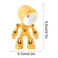 thumbnail image 4 of syligr Robot Night Light Magnetic Suction Touch Control LED Desk Lamp with Adjustable Head for Kids Bedside Nursery Decor Birthday Gift Children Room Ambiance Cute Ornament, 4 of 4