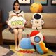 thumbnail image 2 of Space Astronaut Plush Toys Creative Stuffed Pillows Funny Simulation Bomb Mars Airplane Pillow For Kids Boys Birthday Gift Ns2 Rocket, 2 of 5