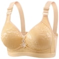 thumbnail image 1 of Abcnature Bras for Women Plus Size Thin Comfortable Breathable Push-up Adjustable Bras, 1 of 2