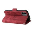 thumbnail image 3 of For Samsung S23 Ultra Case Leather Pure Magnetic Clasp Card Phone Cover - Red, 3 of 5