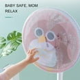 thumbnail image 6 of Dust-proof Finger Protector Fan Cover Anti-pinch Hand Protective Cover Net Washable Fan Mesh Cover for Electric Fan, 6 of 9