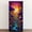 Color 4, variant on Self Adhesive Vinyl Refrigerator Wrap Set Retro Orange Spotted Mushrooms Floral Landscape Wavy Hills Door Mural Removable Fridge Sticker Peel and Stick&nbsp;Full Door Cover Decal Kitchen Bar Decor