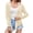 Apricot, variant on Womens Sheer Tie Knot Bolero Cardigan Summer Long Sleeve Lightweight Open Front Cover Up Crop Tops