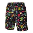 thumbnail image 5 of Kdxio Colorful Geometric Figures Pattern Mens Casual Shorts - Drawstring Summer Beach Sports Shorts for Men, 5 of 9