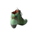 thumbnail image 6 of TMA EYES Polka Dot Leather Women Boots with Moccasin Hand Stitching, 6 of 6