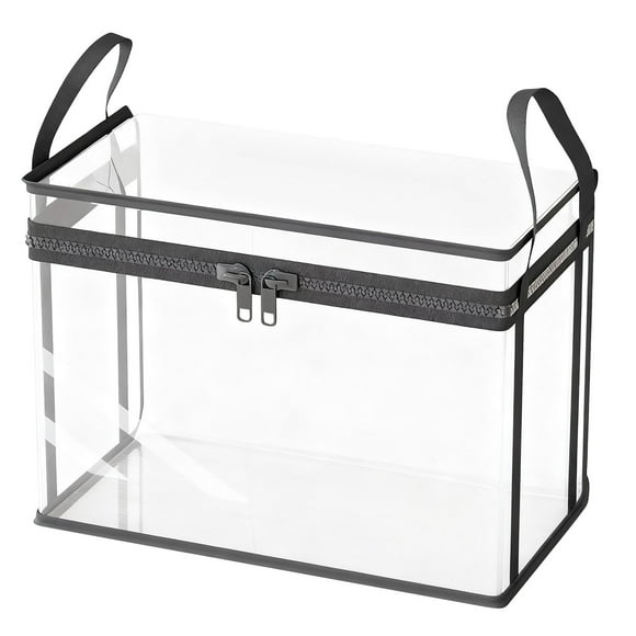 Hearth & Gear Rangement à Fermeture Éclair Très Grand pour l'Organisation de la Maison Contenant en Tissu Portable avec Poignée pour Literie Articles Saisonniers Boîtes pour Organiser Organisation du Fil Organisation Rangement de Dortoir sous