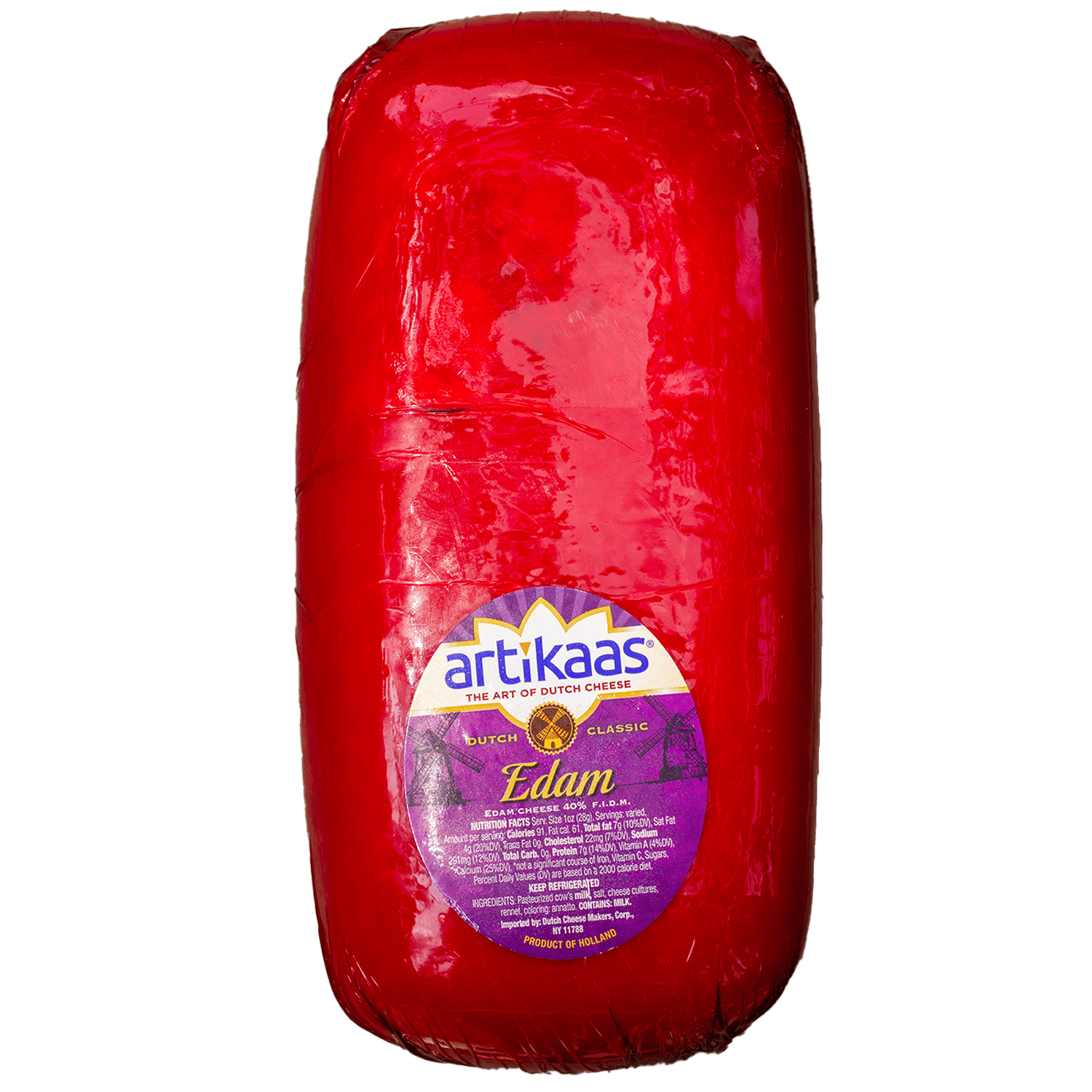 Artikaas Edam Loaf, 6 lb