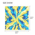 thumbnail image 2 of Lightning Bolt Pattern Women's Fashion Soft Scarf Square Satin Head Scarf Neck Scarf Head Hair Wraps, 2 of 6