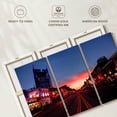 thumbnail image 6 of Elephant Stock Urban Nashville Street Wall Art - Horizontal Multi Panel Canvas - Living Room Wall Decor - City Multi Panel - Brown And Beige Decor - 45" x 28", 6 of 8