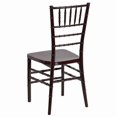 thumbnail image 2 of Mahogany Resin Chiavari Banquet Chair with FREE Vinyl Seat Cushion / Commercial Quality Stackable Resin Chiavari Wedding Chair, 2 of 8