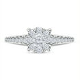 thumbnail image 5 of Diamaison 5/8 Cttw Natural White Diamond Proimse Ring for Adult in 10Kw Gold, 5 of 6