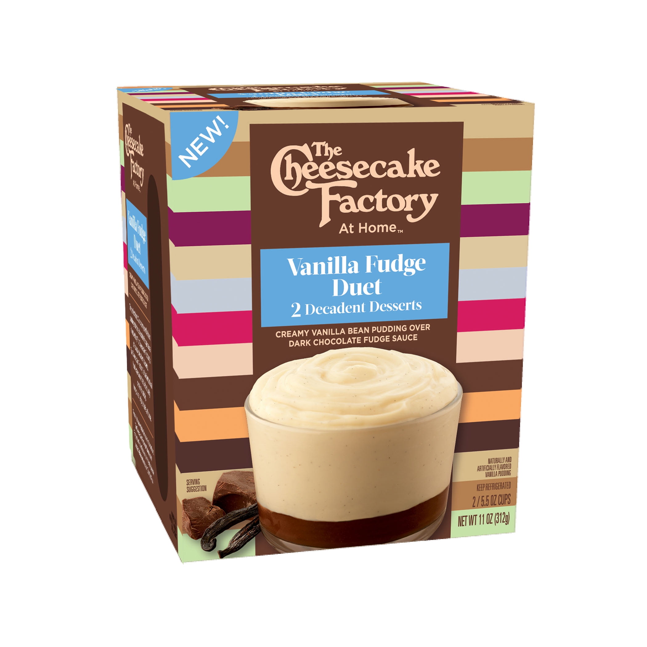 The Cheesecake Factory Vanilla Fudge Duet 11oz 2pk5 5oz Walmart Com The Cheesecake Factory Vanilla Fudge Duet 11oz 2pk5 5oz Walmart Com