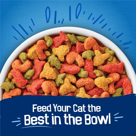 Purina Friskies Dry Cat Food Seafood Sensations with Salmon, Tuna, and Shrimp Flavors, 22 lb Bag - Image 8