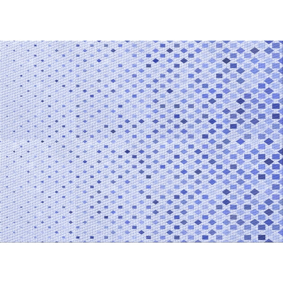 Ahgly Company Machine Washable Indoor Rectangle Transitional Lavender Blue Area Rugs, 8' x 10'