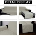 EasyGoing Reversible L Shape Sofa Slipcover Sectional Couch Cover