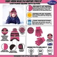 thumbnail image 3 of Disney Kids Winter Hat, Kids Gloves or Toddlers Mittens, Minnie Mouse Baby Beanie for Girls Ages 4-7, 3 of 5