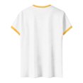 thumbnail image 4 of Women's Football Graphic T-Shirt, Women's Fashion V-Neck Short Sleeve T-Shirt with Letter Print for Casual Wear for Soccer Tournament 2026 White Size: 2XL, 4 of 5