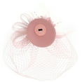 thumbnail image 7 of Uooqdmx Fascinators Hats for Women, Tea Party Hats for Women, Feather Headpiece, European Vintage Vening Banquet Feather Flower Hair Ornament Hat, Vintage Hats for Women, Pink One Size, 7 of 7