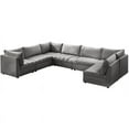 thumbnail image 2 of Meridian Furniture Jacob Sectionnel Modulaire en Velours Gris, 2 of 9