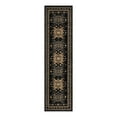 thumbnail image 3 of Unique Loom Taftan Collection Area Rug - Oasis (2' x 8' 2" Runner Black/Cream), 3 of 7