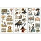 thumbnail image 1 of Juego de 3 calcomanías para muebles con diseño de flores para pianistas y violinistas, de 6 x 12 pulgadas., 1 of 9