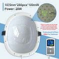 ZJZK 1070nm LED Light Therapy, Photobiomodulation Helmet for Depression