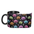 thumbnail image 3 of Halloween Coffee Mug, pink pumpkin halloween Ceramic Tea Cups Halloween Party Cups for Hot/Cold Beverages, Cute Coffee Cups for Kitchen Holiday Gift Coffee Bar Accessories, 3 of 6
