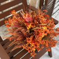 thumbnail image 6 of 7 Bundles Artificial Fall Flowers for Outdoor Decoration Realistic Shrubs Ferns UV Resistant for Planter Patio Porch Thanksgiving Autumn Home Decor, 6 of 7