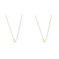 thumbnail image 1 of (2-Pack) Rinsvye 26 initial Heart Shape Men Jewelry Alphabet Necklace for Women Necklace Chains Necklaces for Women A Womens Jewelry Z 26 Alphabet initial Gold Necklaces for Women Chain Necklaces Gi, 1 of 8