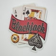 thumbnail image 4 of American Art Decor Blackjack 21 Embossed Metal Sign - Room Decor for Bar, Man Cave, Garage, Game Room & More, 4 of 6
