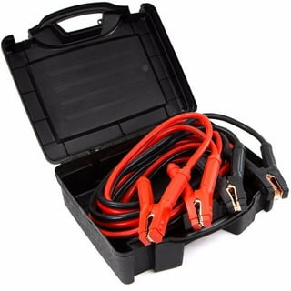  TOPDC 1 Gauge 25 Feet Jumper Cables For Car, SUV And Trucks  Battery, Heavy Duty Automotive Booster Cables For Jump Starting Dead Or  Weak Batteries