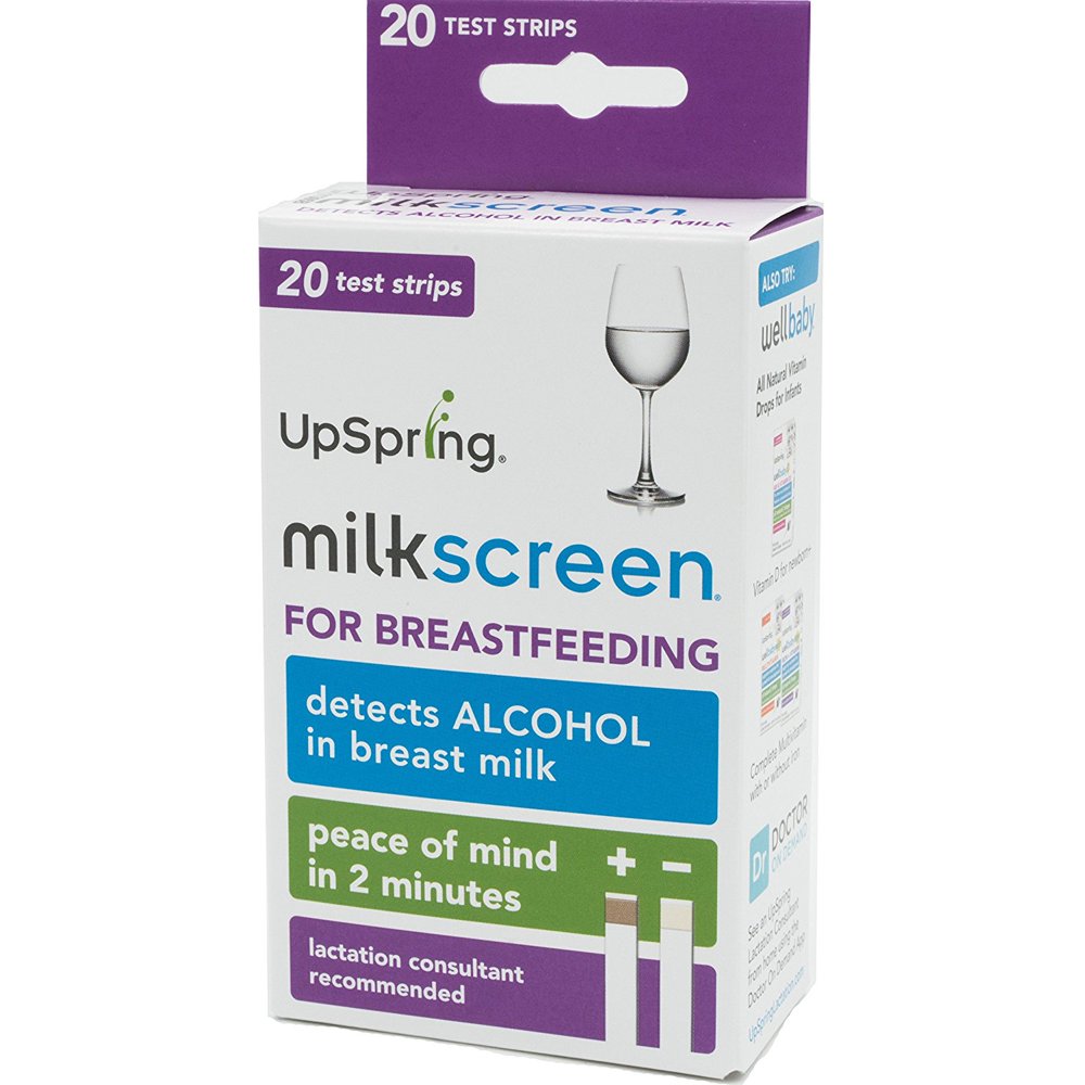 UpSpring Milkscreen Breastfeeding Alcohol Test Strips, 20 Ct Walmart