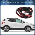 thumbnail image 3 of Unique Bargains Universal Car Door Edge Guards 16.40ft U-Shaped Door Scratch Protection Guard Chrome Red 1 Pc, 3 of 7