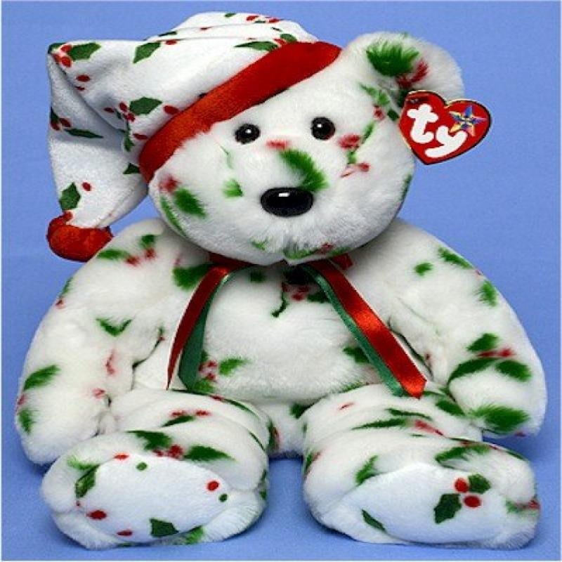 Ty Beanie Buddies 1998 Holiday Teddy Bear