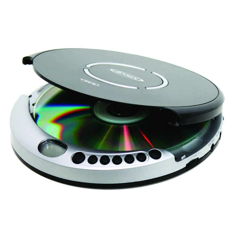 Jensen CD-60C Compact Portable CD Player with Bass Boost