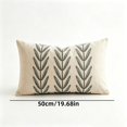 thumbnail image 3 of Farmhouse Leaves Lumbar Throw Pillow Covers 12x20 Inch Pastoral Decorative Print Natural Linen Cushion Cases for Sofa Bed Living Room Outdoor Couch Car Decor 4PC, 3 of 5