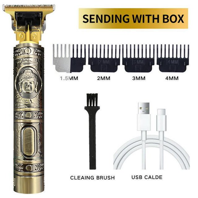 Máquina de corte de pelo T9 USB para hombre, Afeitadora eléctrica profesional para peluquero, bigote, inalámbrica qym unisex