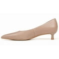thumbnail image 3 of Naturalizer Women's Natalia Kitten Heel Pointed Toe Pump Warm Taupe Tan Leather 6.5M, 3 of 5