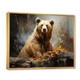 thumbnail image 2 of Designart "Boundary of the Bears II" Animals Floater Framed Canvas Art Print, 2 of 7