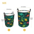 thumbnail image 3 of Fotbe Colorful Dinosaurs Cesto de Ropa con Asas, Cesto Impermeable de Gran Capacidad, Bolsa de Lavado para Dormitorio, Cesto de Ropa con Ruedas y Asas-Medium, 3 of 6