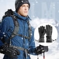 thumbnail image 3 of Soidarity Guantes de invierno Dulce regalo Resiliencia Mitones para exteriores Suministros de ciclismo ajustables Equipo deportivo Ropa de ciclismo Ciclismo Gris oscuro/XL Soidarity OD025879-13, 3 of 6