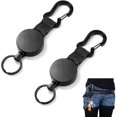 thumbnail image 1 of Retractable Keychain Heavy Duty Retractable Key Chain Retractable Badge Holder, 1 of 5