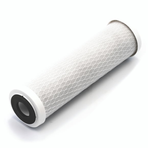 Camco Fresh Water Filter Cartridge 52418 Hydro Life; For HL200 Series Or Any Standard 10 Inch Housing; Caron Filter; Treats Cysts/Taste/Odor/Lead/Turbidity And Chlorine; Filters To 1 Micron; Single