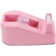 thumbnail image 5 of Adhesive Tape Holder Plastic Tape Dispenser Compact Design for Home Office Use Pink 1Pcs, 5 of 5