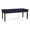 Open House Navy, variant on Amherst Steel Reception Waiting 18.5" 2 Seat Bench / Black Steel / Light Gray