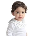 thumbnail image 2 of Hirioo Hand Drawn Turtle for Baby Cotton Petal Bib Drool Bibs for Baby Boy Unisex, 2 of 9