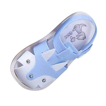 

Relanfenk Baby Shoes Children Kids Boys Girls Closed Toe Summer Beach Sandals Sneakers Shoes