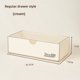 thumbnail image 1 of Caja de almacenamiento con espejo para gabinete de baño, compartimento para gabinete de baño, caja organizadora, tocador, estante de almacenamiento para cosméticos, lápiz labial y escritorio, 1 of 1