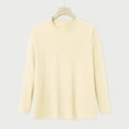 thumbnail image 2 of OYXSER Men's Long Sleeve T Shirt Crew Neck Cotton Soft Lightweight Basic Tee 9 Colors S-3XL, 2 of 9